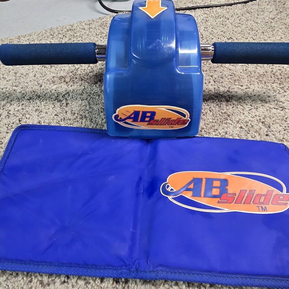 The Original Ab Slide Abdominal Roller Exercise Workout Wheel Vintage Exerciser